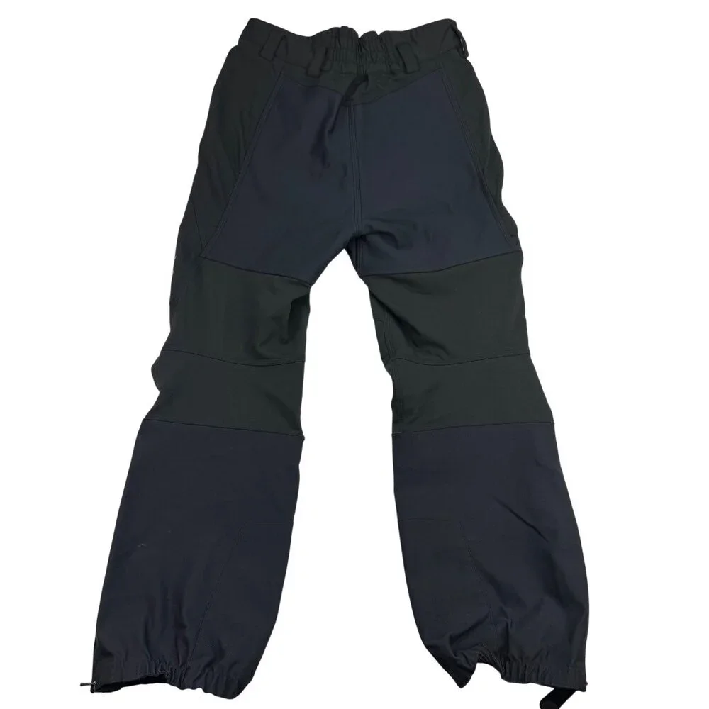 IBEX Climawool Softshell Black/Navy Outdoors Snow Ski Pants Men's Size Small